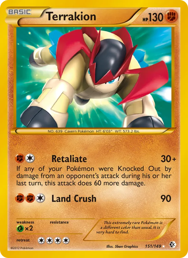 Terrakion, normal (bw7-151)