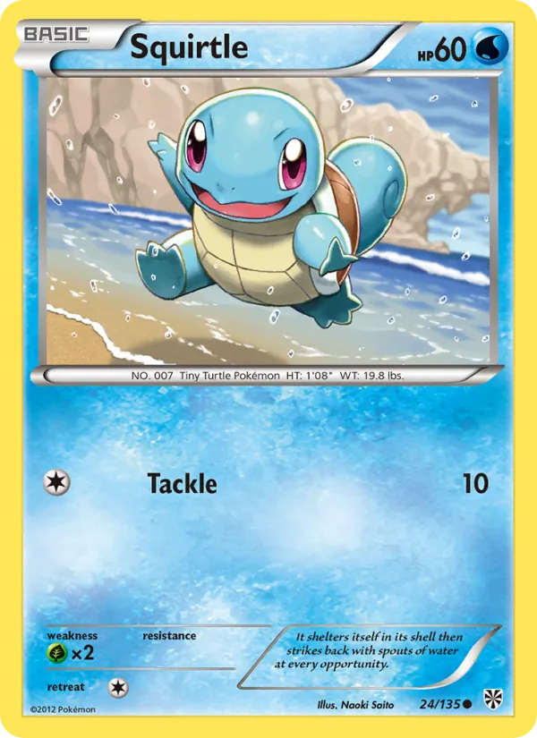 Squirtle, normal (bw8-24)
