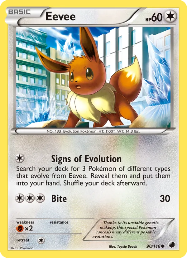 Eevee, normal (bw9-90)