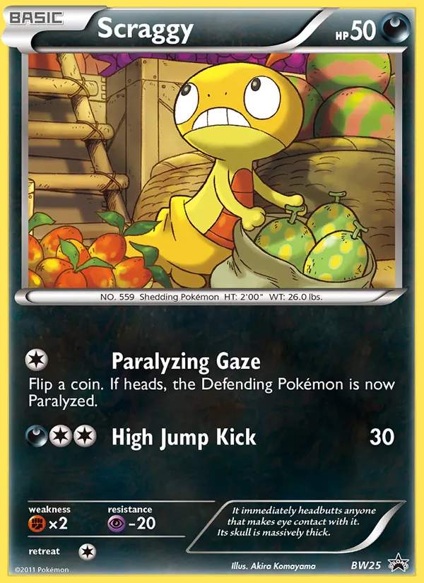 Scraggy, normal (bwp-BW25)