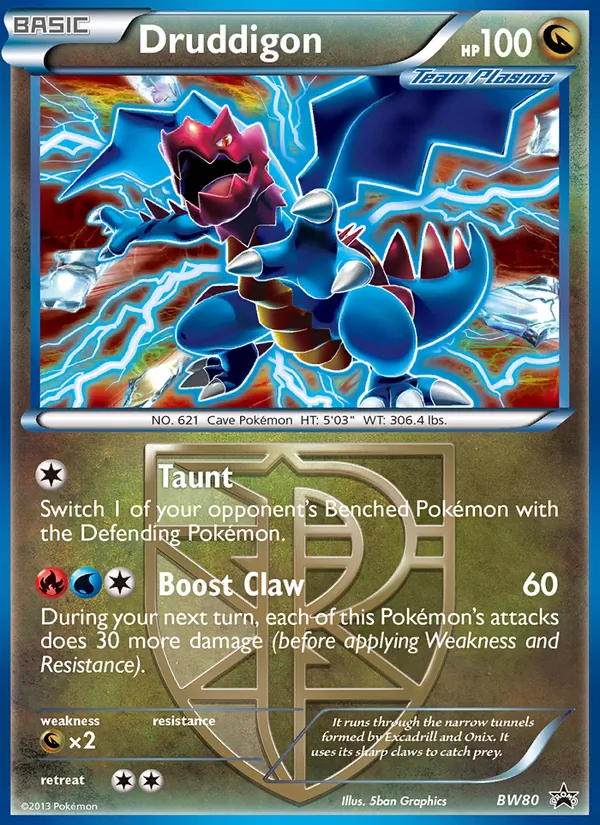 Druddigon, normal (bwp-BW80)