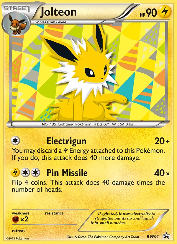 Jolteon, normal (bwp-BW91)