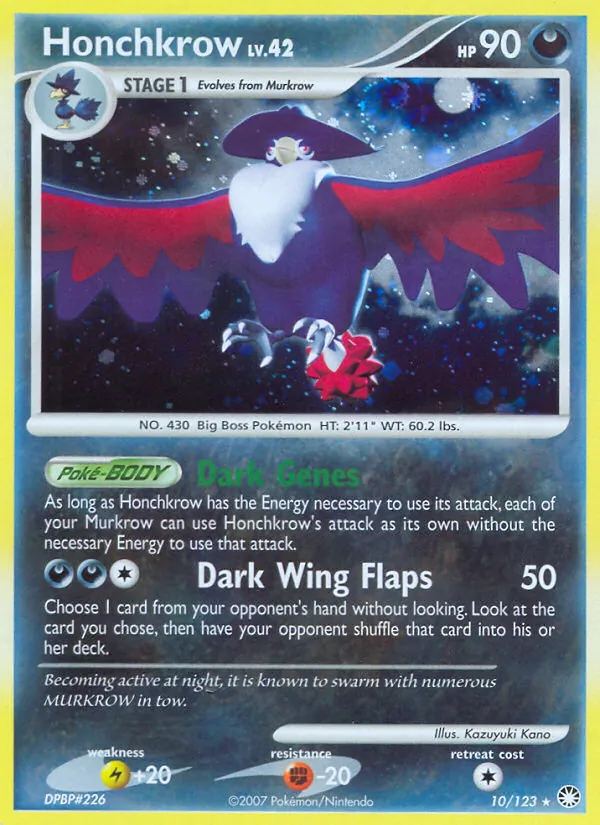 Honchkrow, holofoil (dp2-10_h)