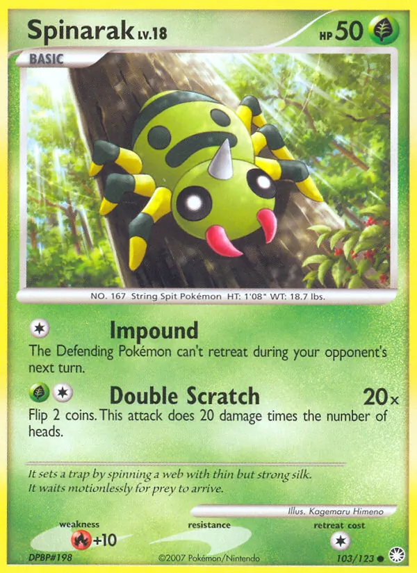 Spinarak, normal (dp2-103)