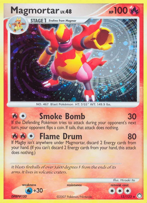 Magmortar, holofoil (dp2-12_h)