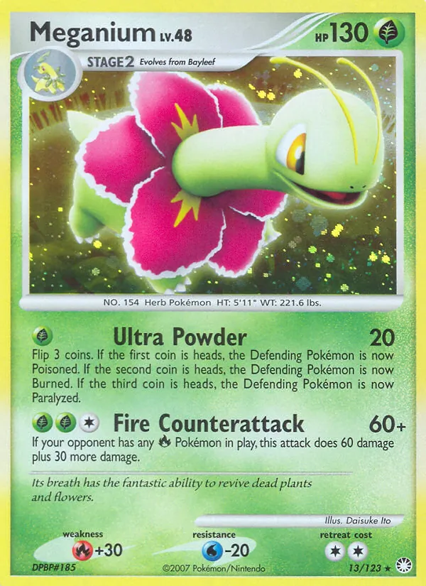 Meganium, holofoil (dp2-13_h)