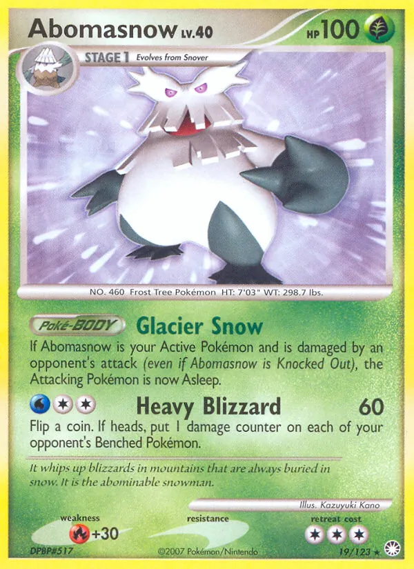 Abomasnow, normal (dp2-19)