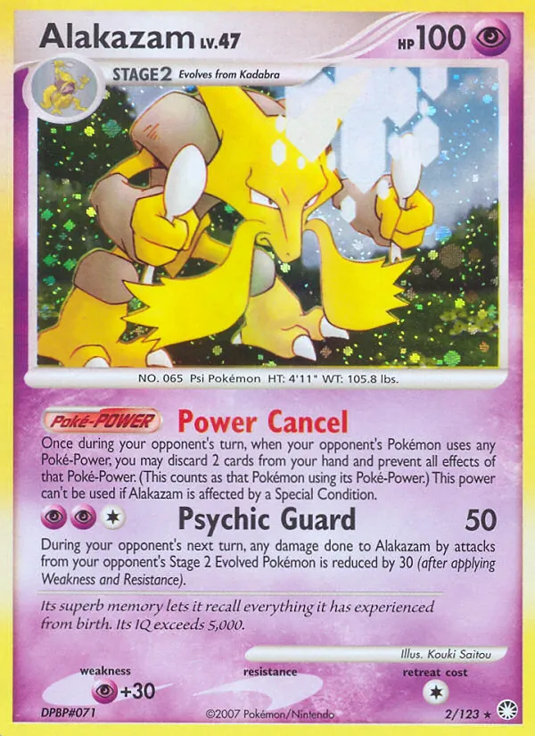 Alakazam, holofoil (dp2-2_h)