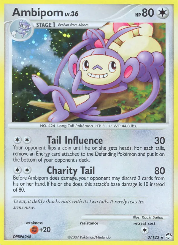 Ambipom, holofoil (dp2-3_h)