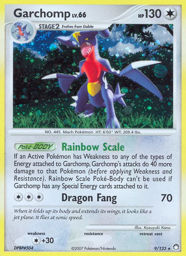 Garchomp, holofoil (dp2-9_h)