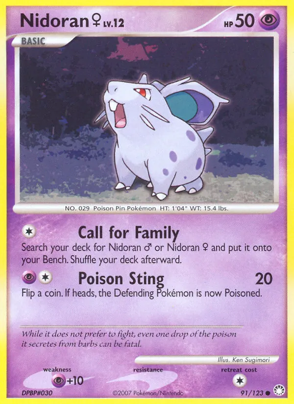Nidoran♀, normal (dp2-91)