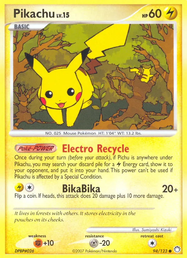 Pikachu, normal (dp2-94)