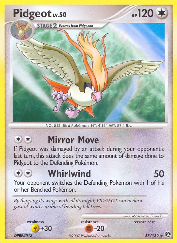 Pidgeot, normal (dp3-35)