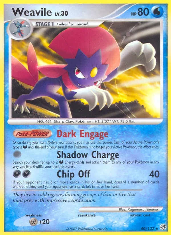 Weavile, normal (dp3-40)