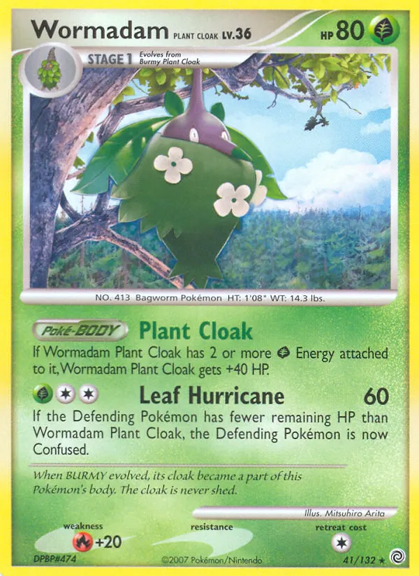 Wormadam Plant Cloak, normal (dp3-41)