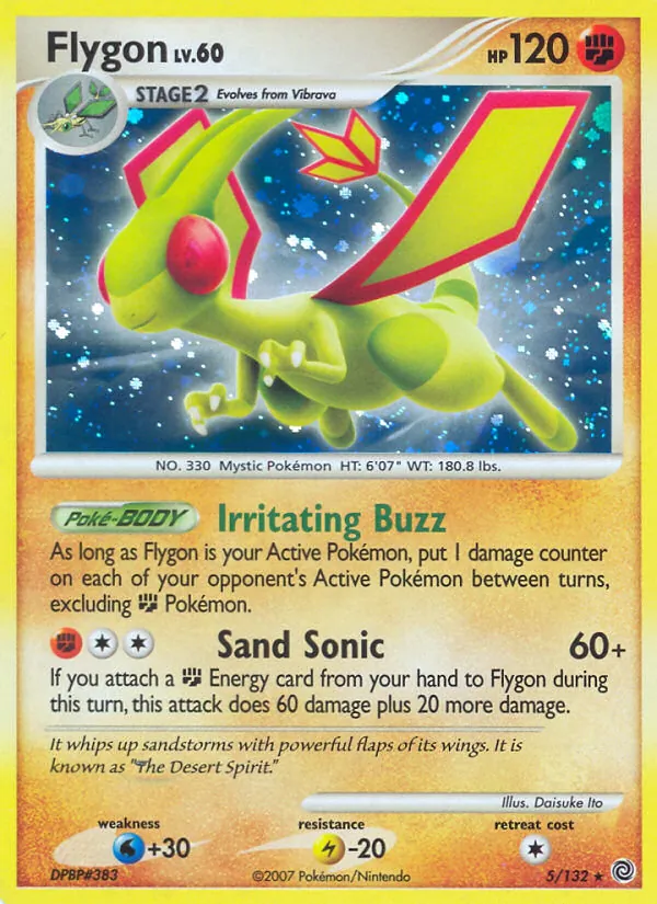 Flygon, holofoil (dp3-5_h)