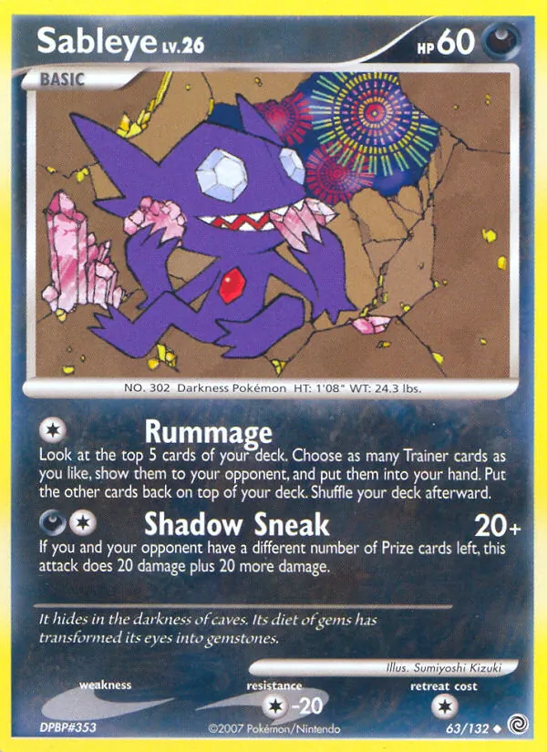 Sableye, normal (dp3-63)