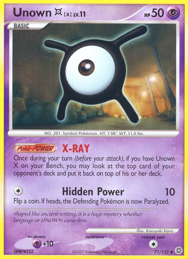 Unown X, normal (dp3-71)