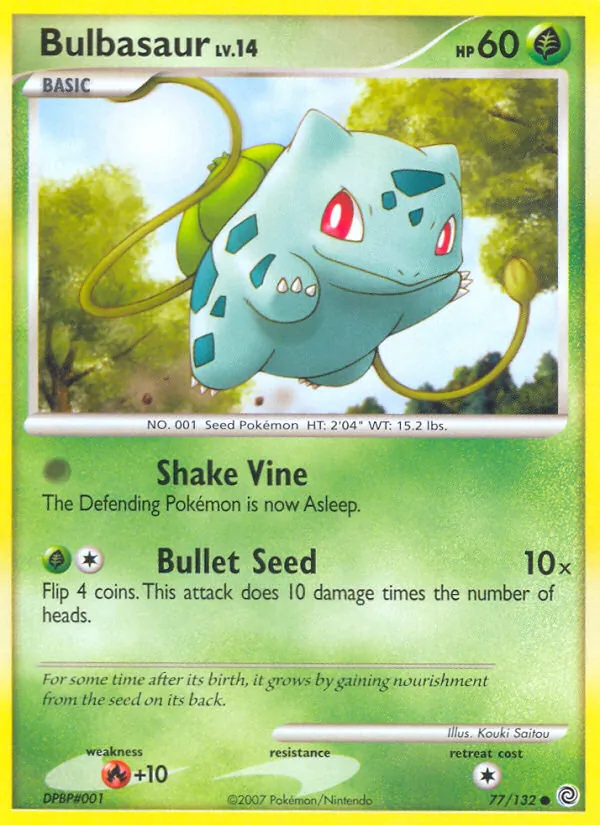 Bulbasaur, normal (dp3-77)