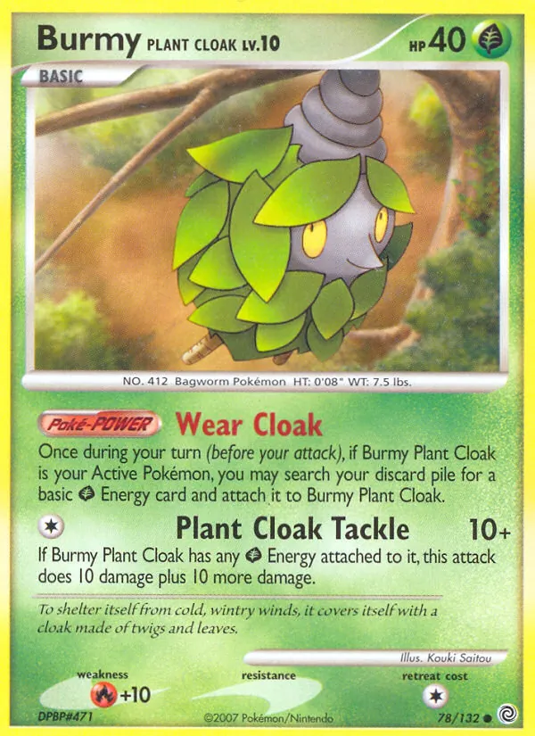 Burmy Plant Cloak, normal (dp3-78)