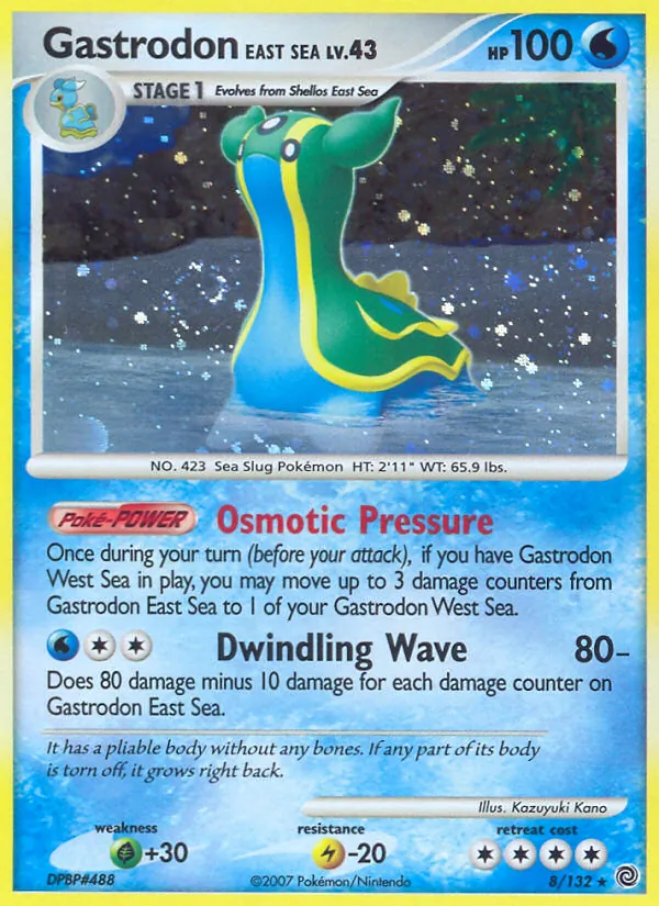 Gastrodon East Sea, holofoil (dp3-8_h)