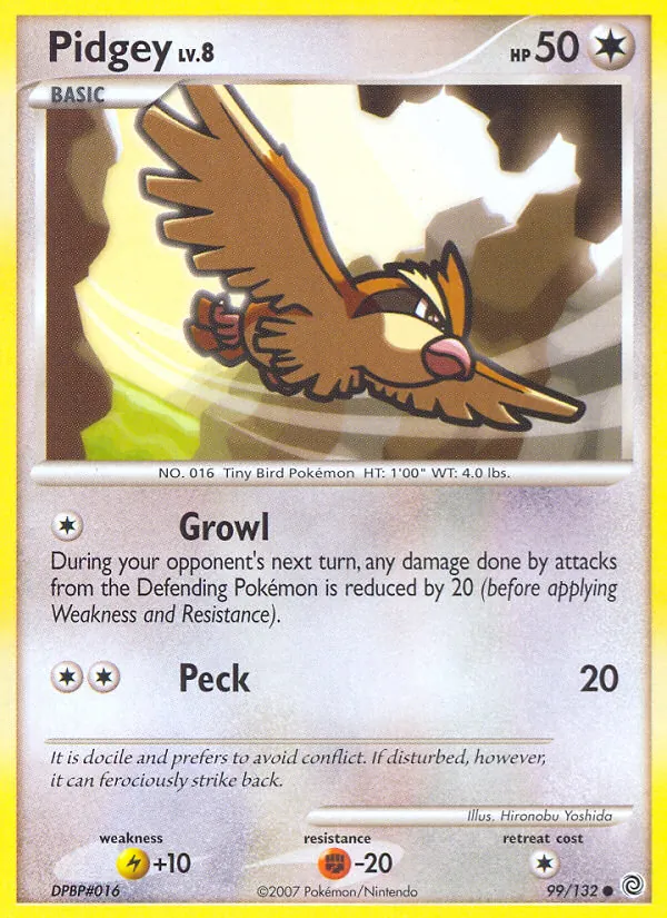 Pidgey, normal (dp3-99)