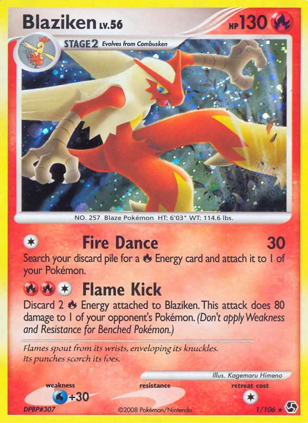 Blaziken, holofoil (dp4-1_h)