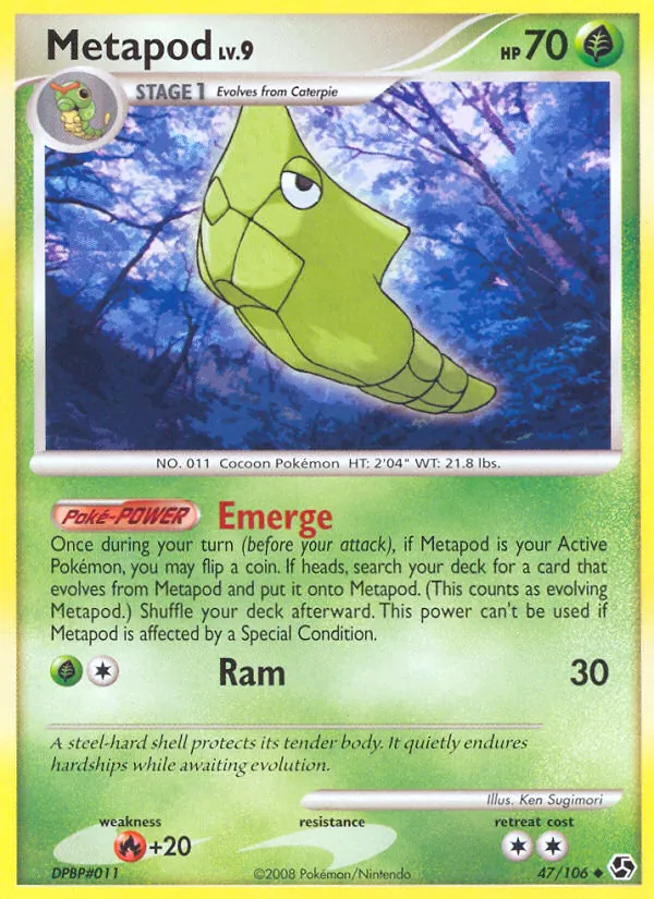 Metapod, normal (dp4-47)