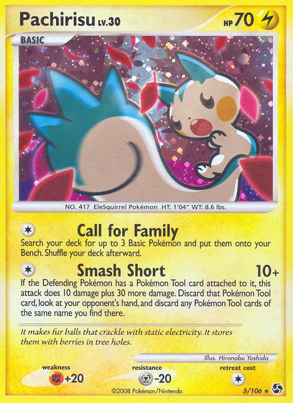 Pachirisu, holofoil (dp4-5_h)