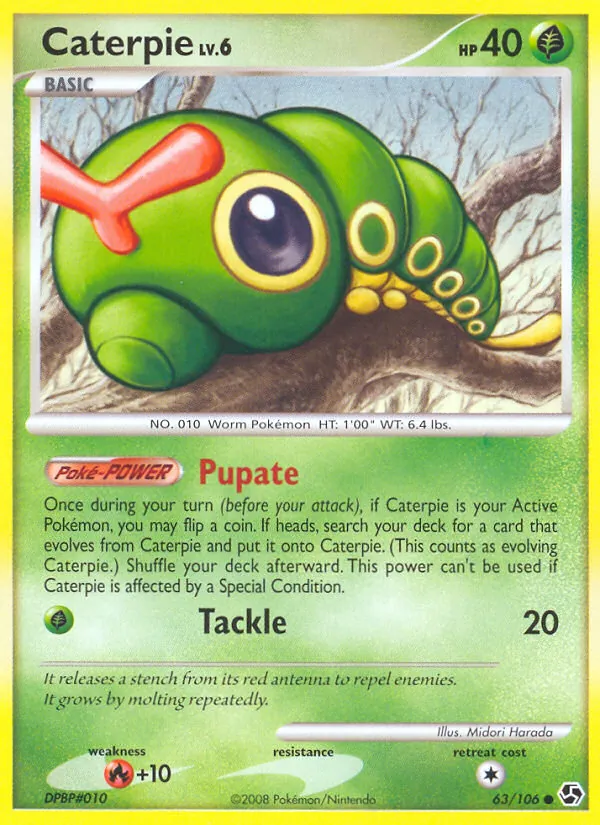 Caterpie, normal (dp4-63)