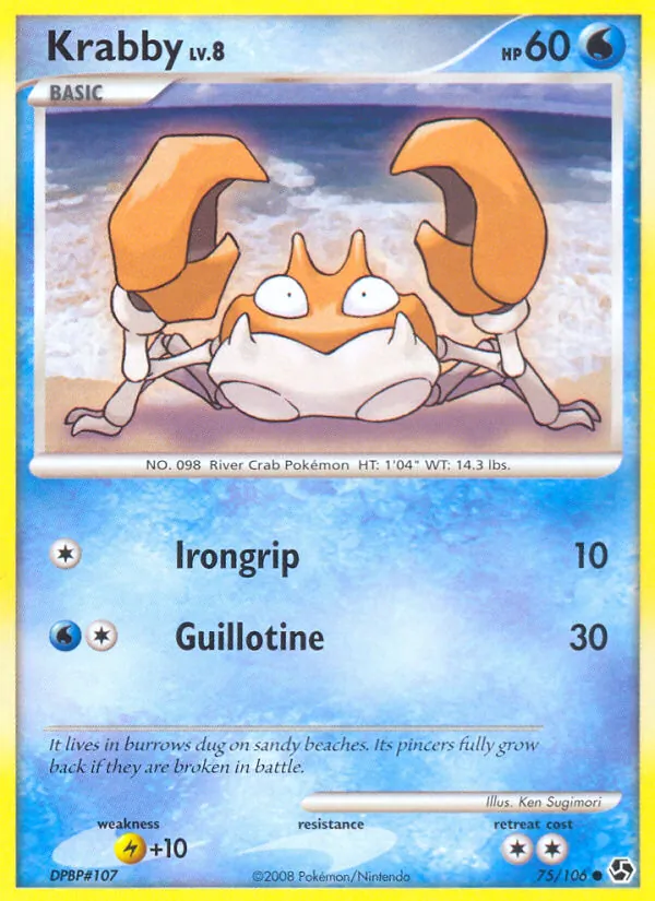 Krabby, normal (dp4-75)
