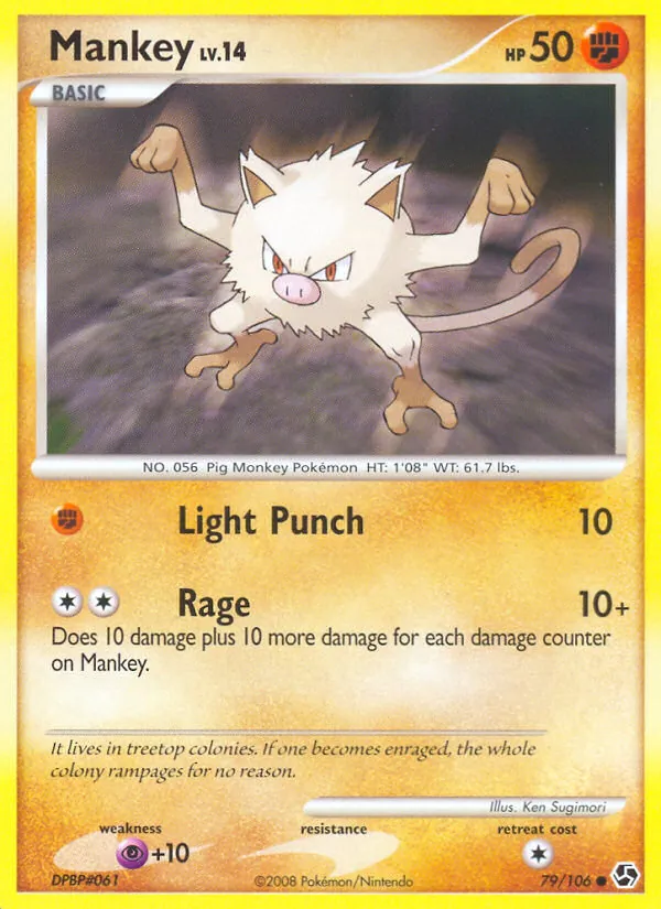 Mankey, normal (dp4-79)