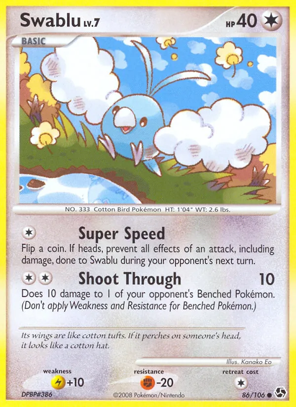 Swablu, normal (dp4-86)