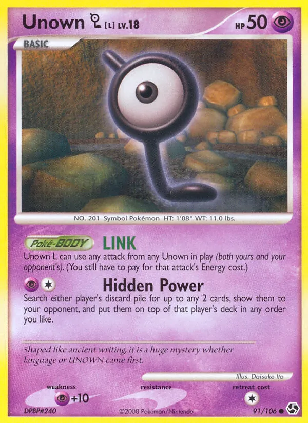 Unown L, normal (dp4-91)