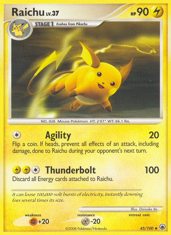 Raichu, normal (dp5-45)