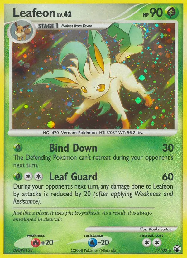 Leafeon, holofoil (dp5-7_h)