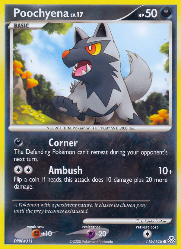 Poochyena, normal (dp6-116)