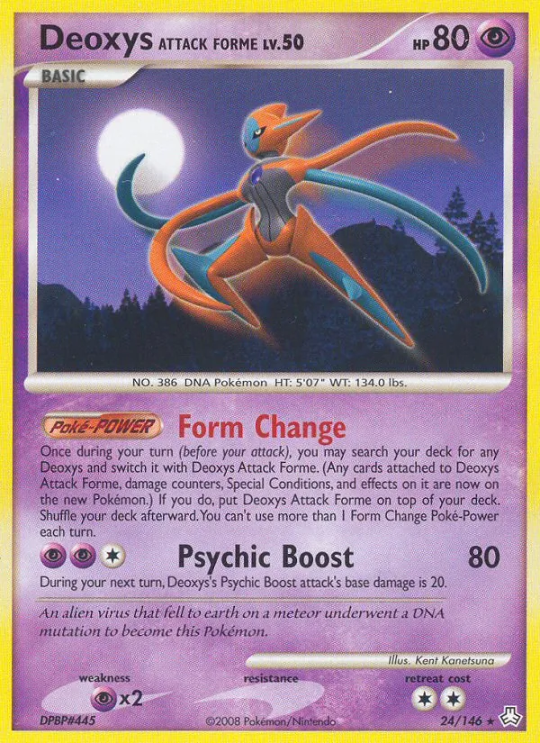 Deoxys Attack Forme, normal (dp6-24)
