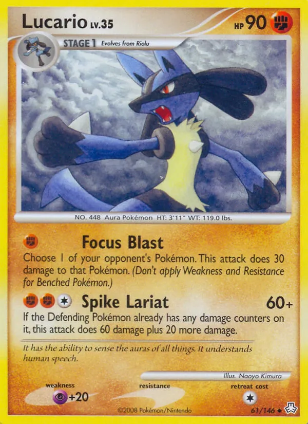 Lucario, normal (dp6-61)