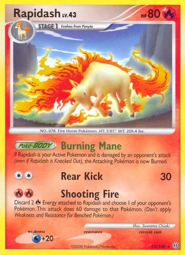 Rapidash, normal (dp7-22)