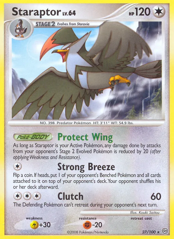 Staraptor, normal (dp7-27)