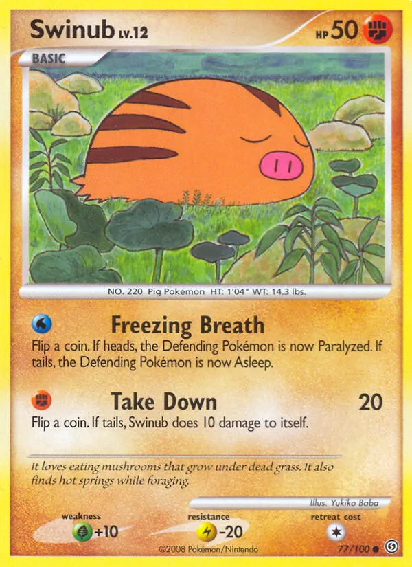 Swinub, normal (dp7-77)