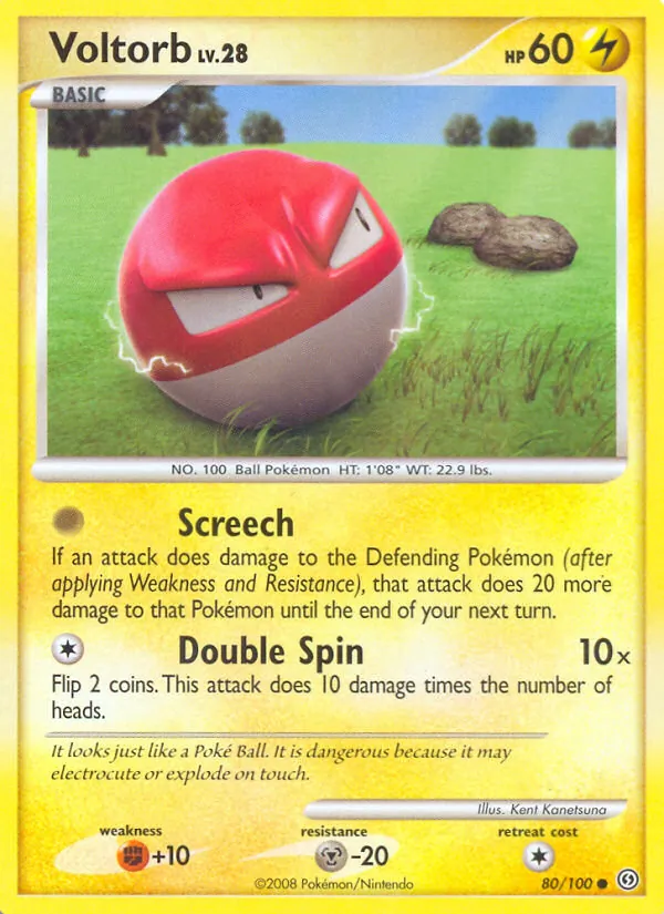 Voltorb, normal (dp7-80)