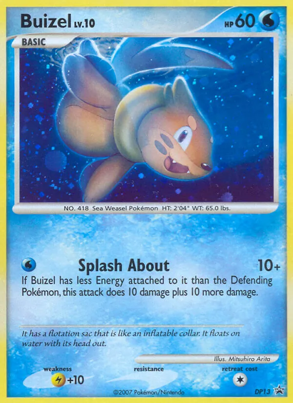 Buizel, holofoil (dpp-DP13_h)