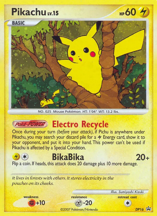 Pikachu, holofoil (dpp-DP16_h)