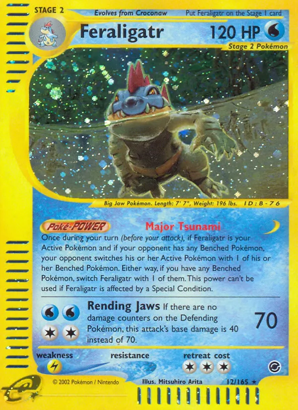 Feraligatr, holofoil (ecard1-12_h)