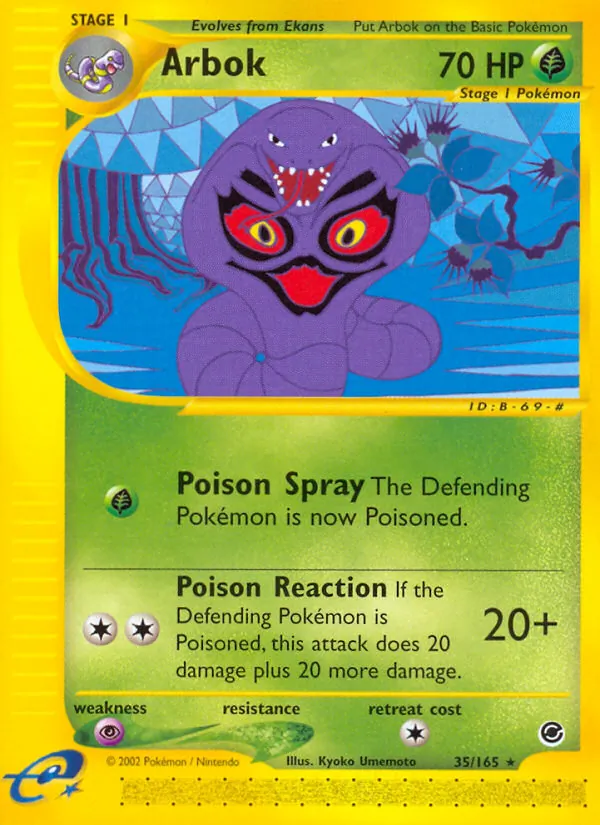 Arbok, normal (ecard1-35)