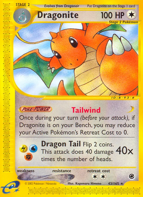 Dragonite, normal (ecard1-43)