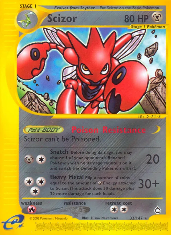 Scizor, normal (ecard2-32)