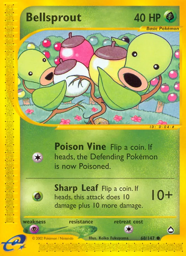 Bellsprout, normal (ecard2-68)